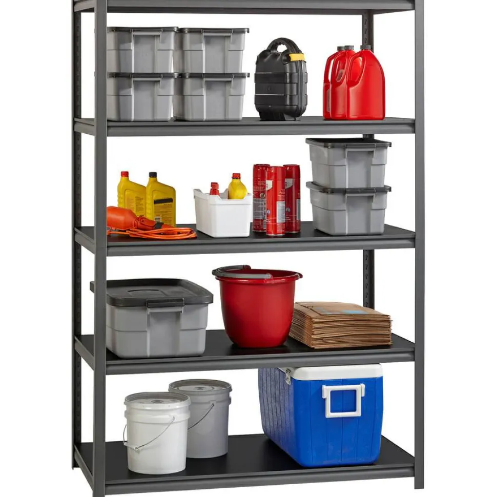 Lorell Iron Horse 3200 lb Capacity Riveted Shelving