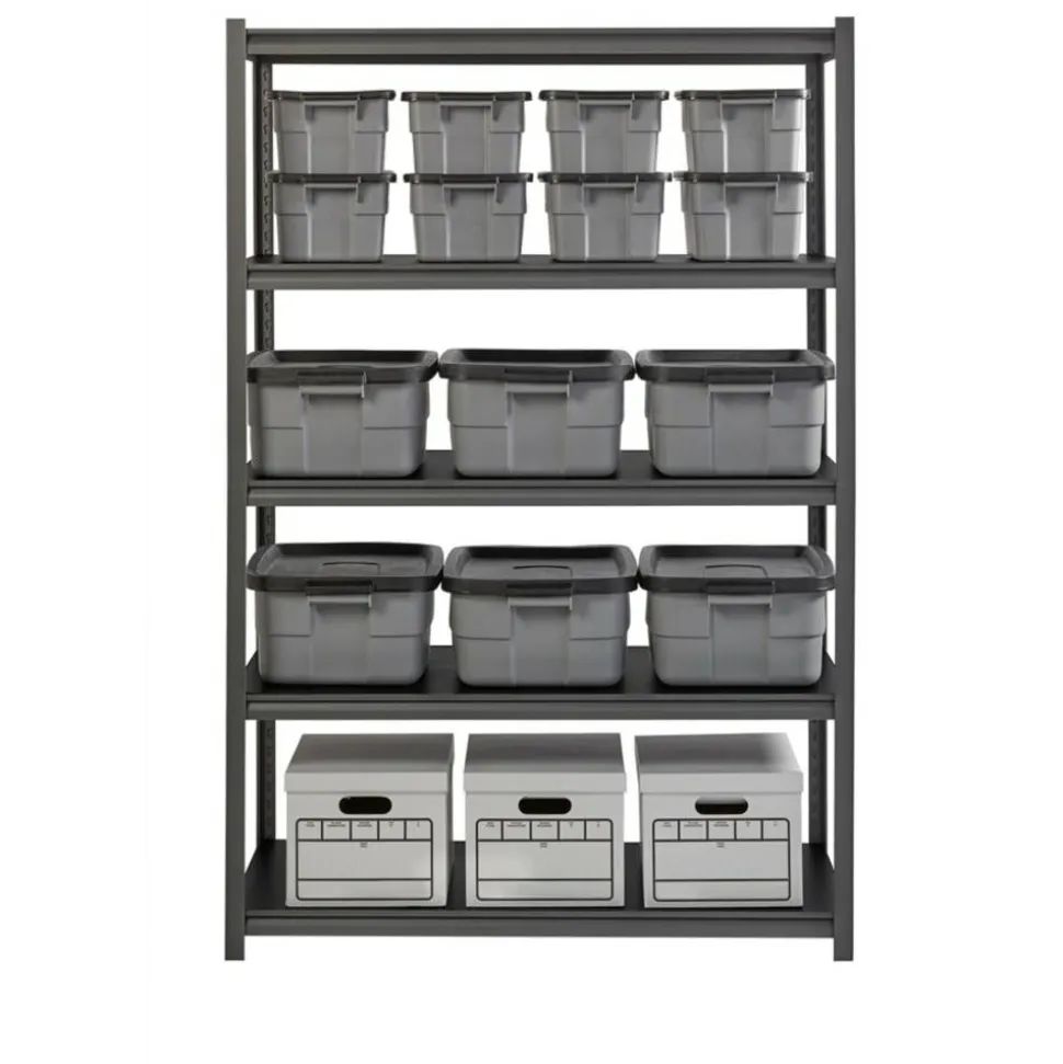 Lorell Iron Horse 3200 lb Capacity Riveted Shelving