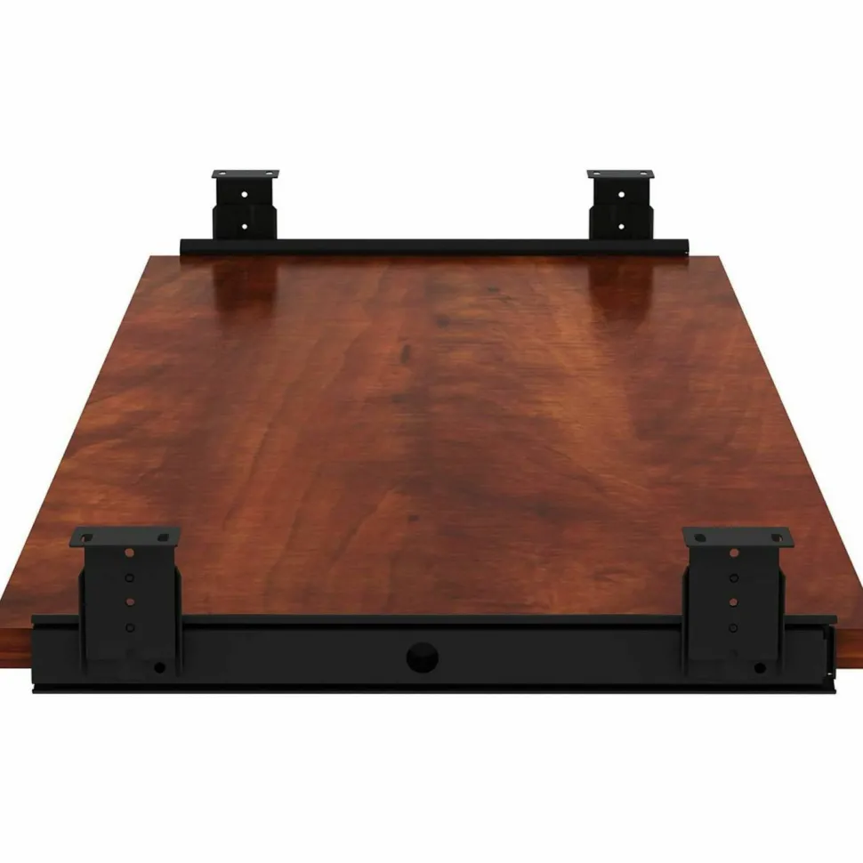 Lorell Laminate Universal Keyboard Tray, Cherry