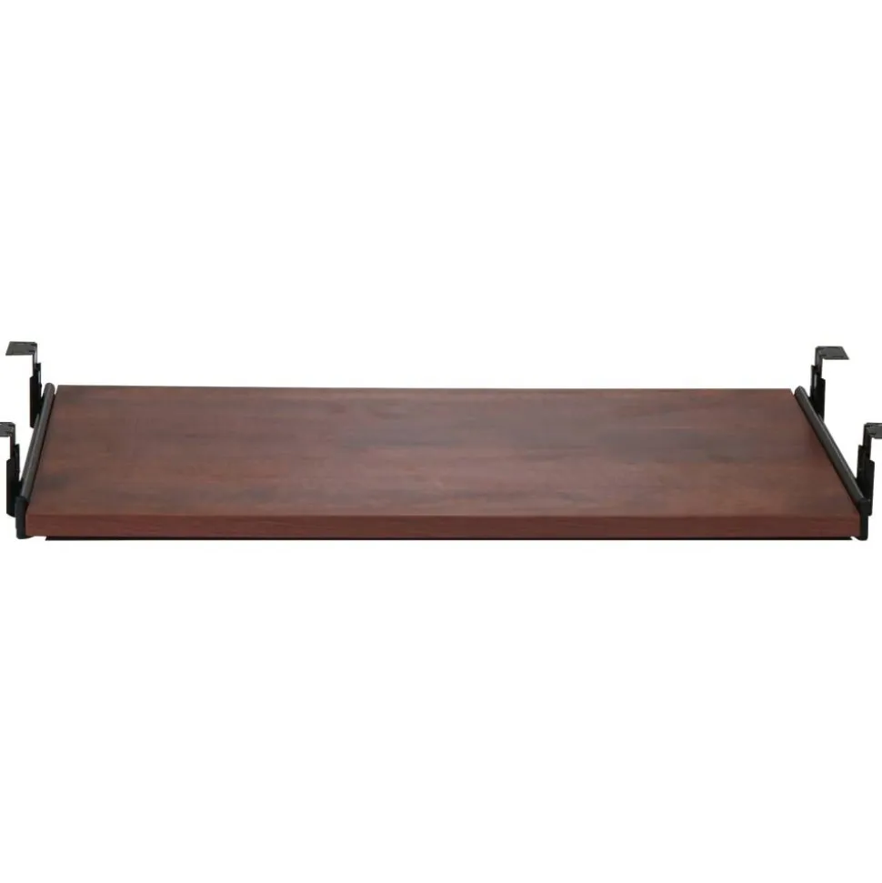 Lorell Laminate Universal Keyboard Tray, Cherry