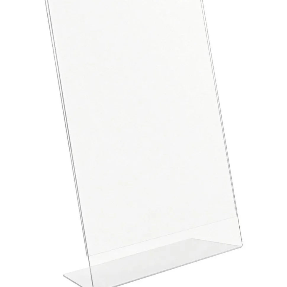 Lorell L-base Slanted Sign Holder Stand