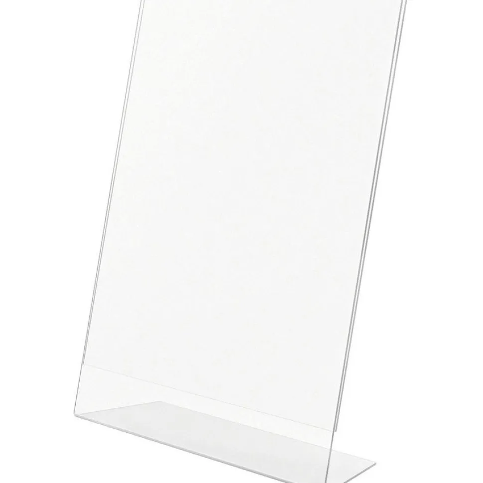 Lorell L-base Slanted Sign Holder Stand