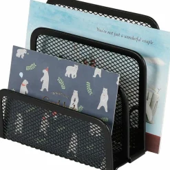 Lorell Mesh Vertical Desktop File Sorter