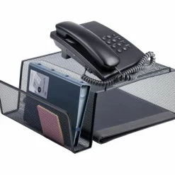 Lorell Mesh Wire Angled Height Mesh Phone Stand
