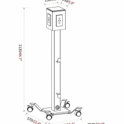 Lorell Mobile Power Tower