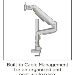 Lorell Mounting Arm for Monitor - Gray