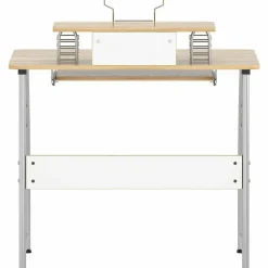 Lorell Multi-Function Computer Desk, Maple