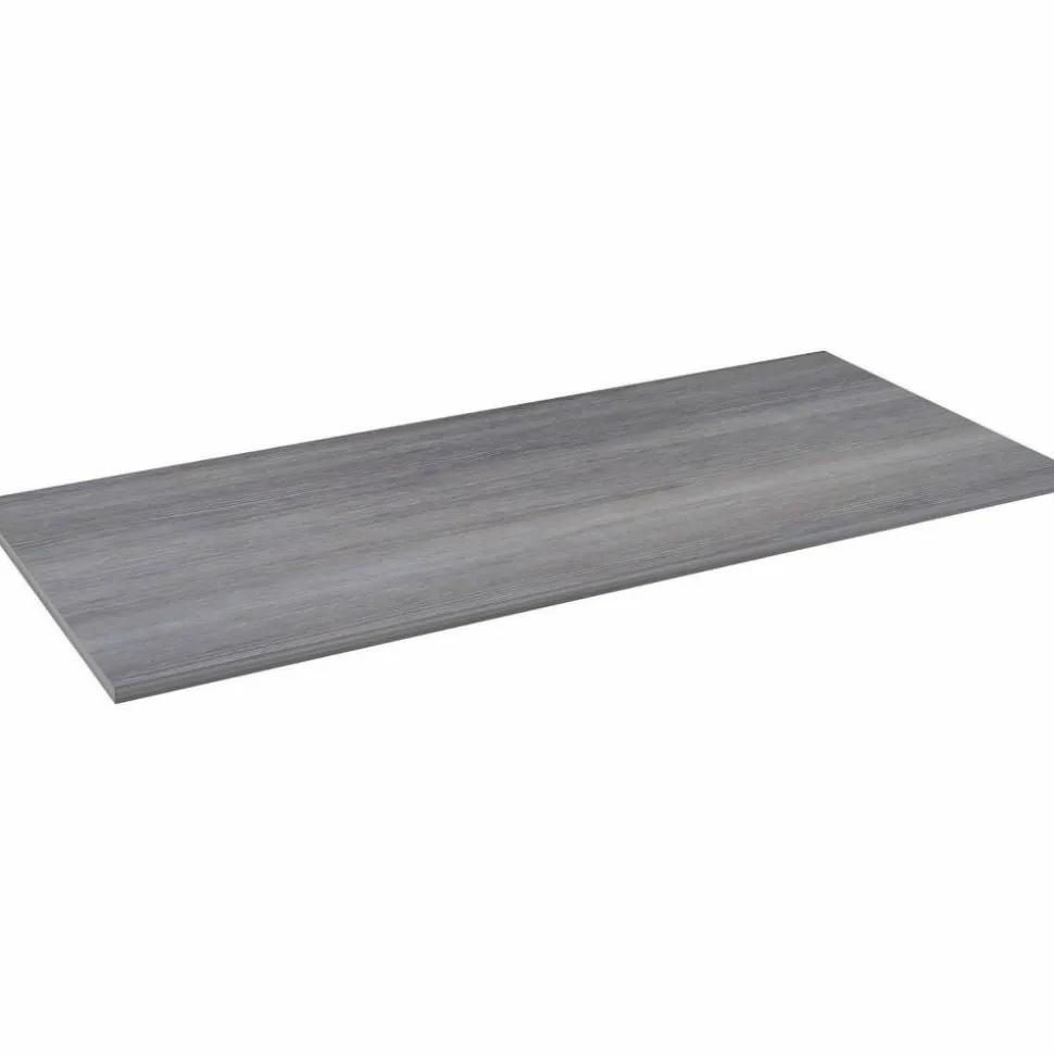 Lorell Multipurpose Tabletop, 30" Width x 66" Depth x 1" Thickness, Weathered Charcoal