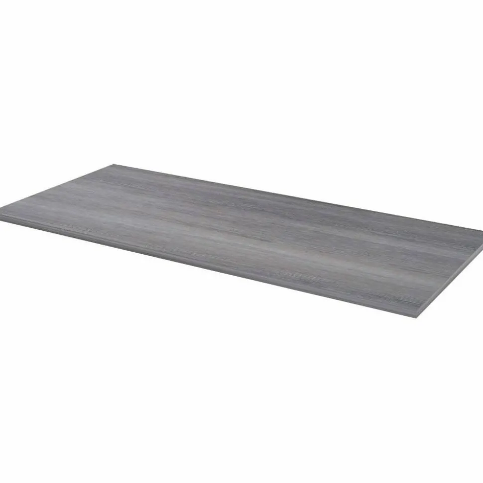 Lorell Multipurpose Tabletop, 30" Width x 66" Depth x 1" Thickness, Weathered Charcoal