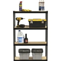 Lorell Narrow Steel Shelving, 48