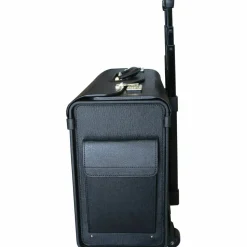 Lorell Oversized Rolling Catalog Case, Black