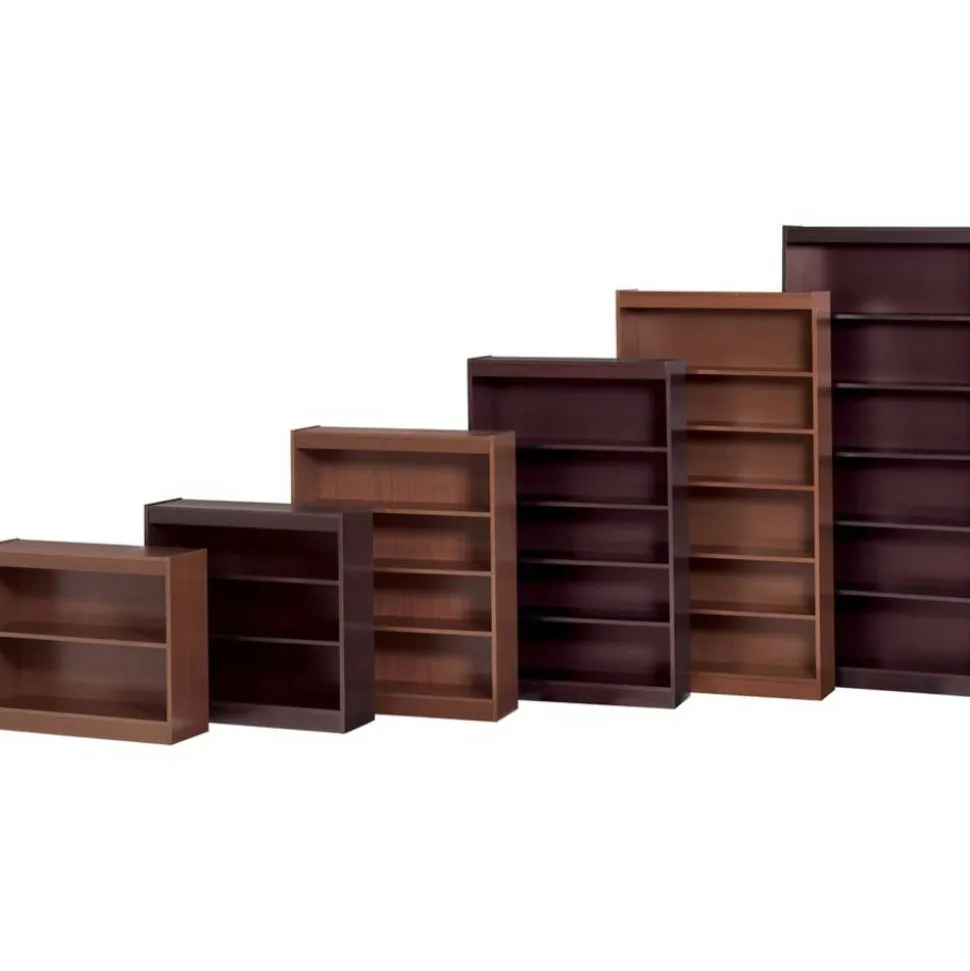 Lorell Panel End Hardwood Veneer Bookcase