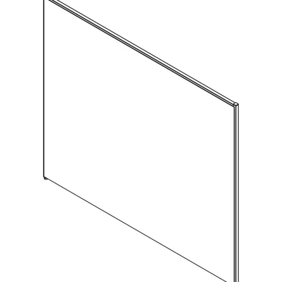 Lorell Panel System Fabric Panel, 60"H x 72"W, Gray