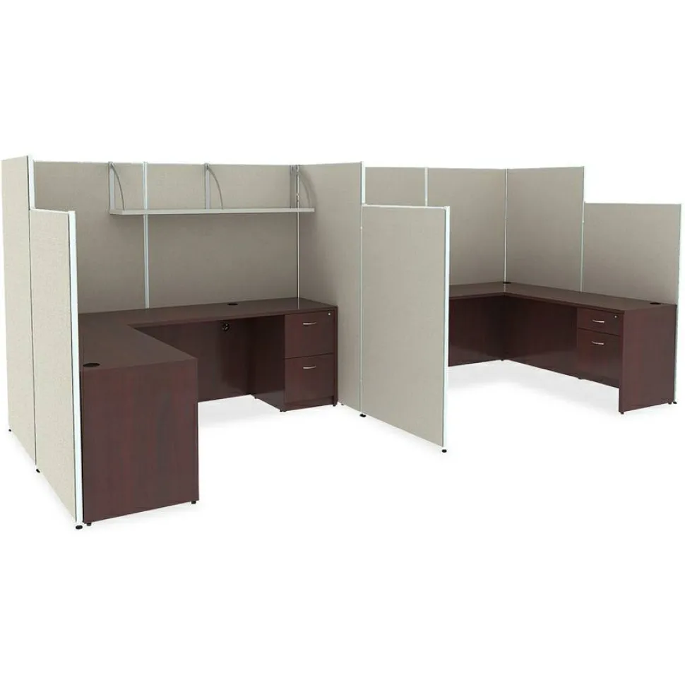 Lorell Panel System Fabric Panel, 72"H x 36"W, Gray