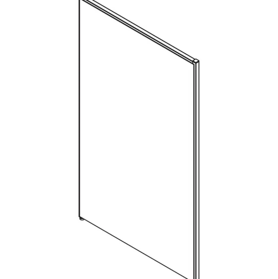 Lorell Panel System Fabric Panel, 60"H x 36"W, Gray