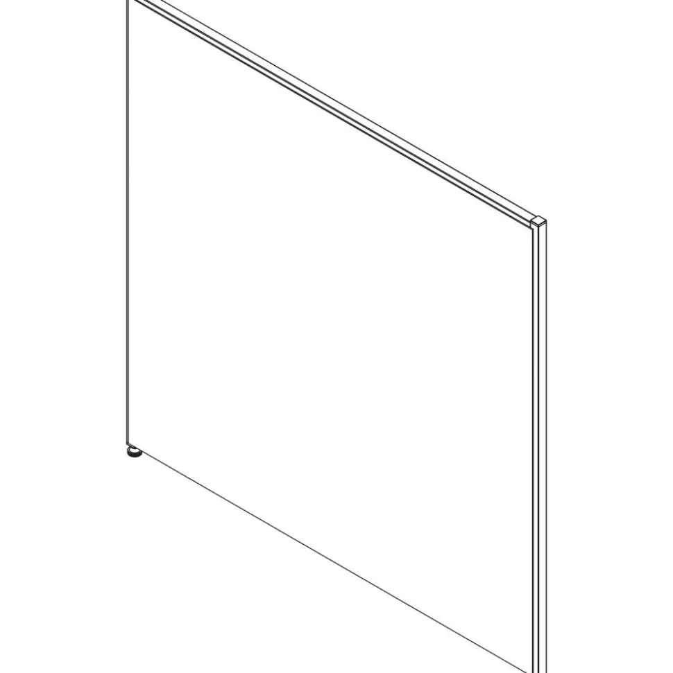 Lorell Panel System Fabric Panel, 48"H x 48"W, Gray