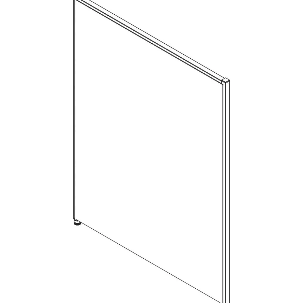 Lorell Panel System Fabric Panel, 48"H x 36"W, Gray