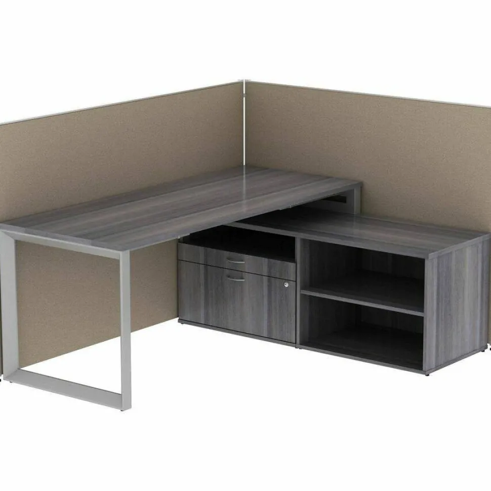 Lorell Panel System Fabric Panel, 48"H x 36"W, Gray