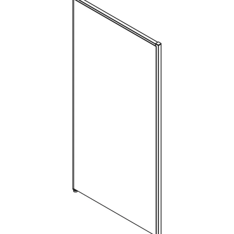 Lorell Panel System Fabric Panel, 60"H x 30"W, Gray