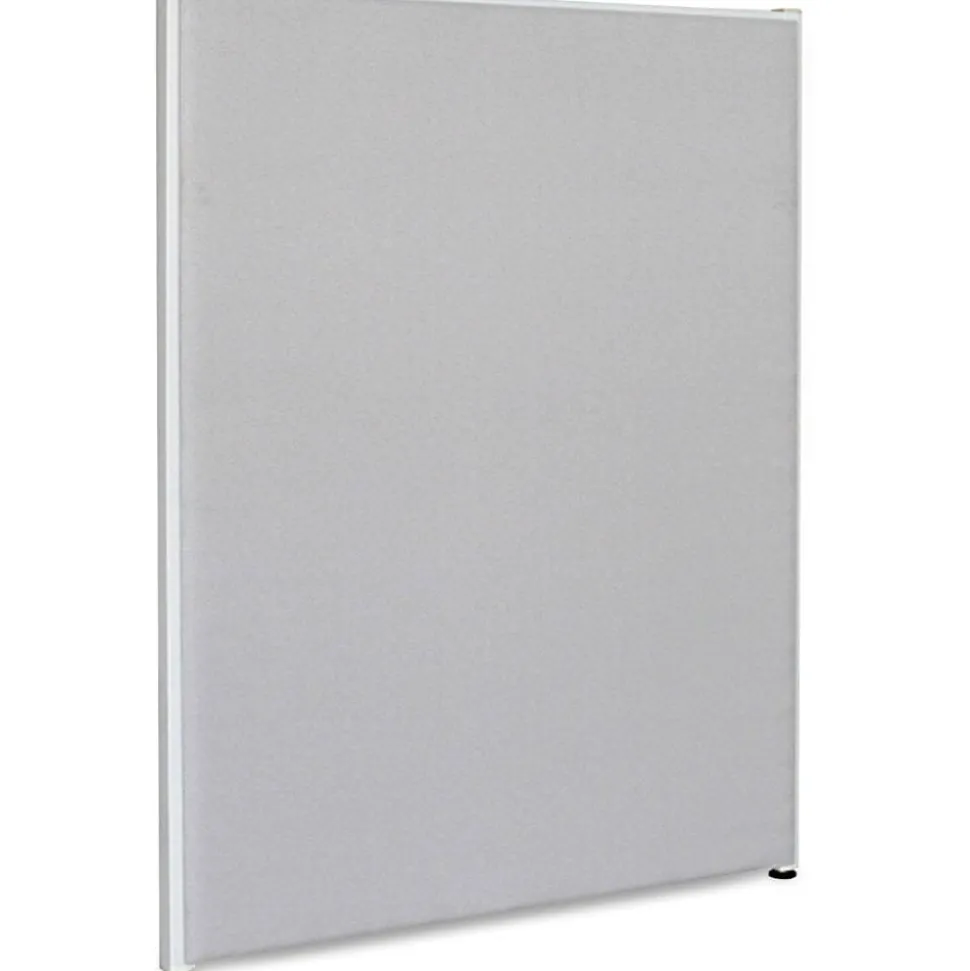 Lorell Panel System Fabric Panel, 72"H x 48"W, Gray
