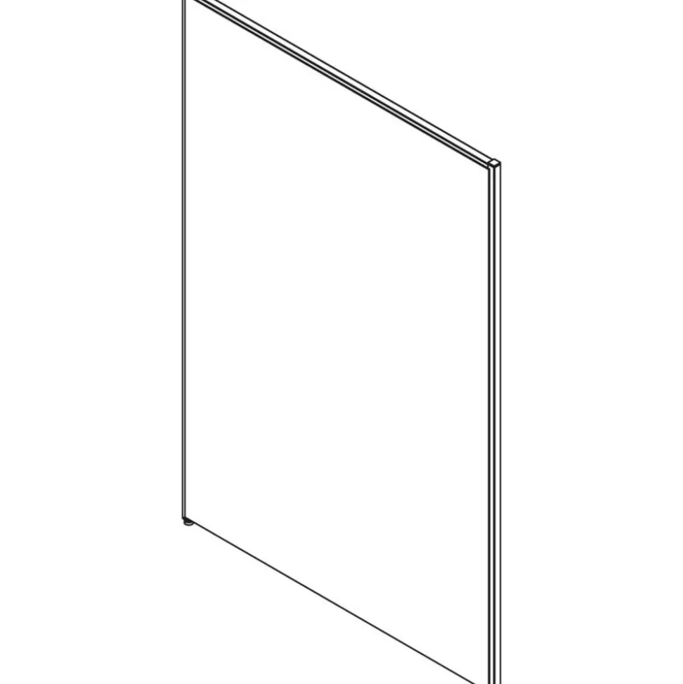 Lorell Panel System Fabric Panel, 72"H x 48"W, Gray