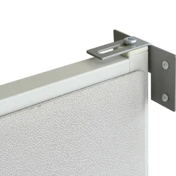 Lorell Panel System Panel Wall Bracket, 2-pack, Aluminum