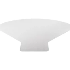 Lorell PlushMat Medium Pile Studded Chair Mat, For L-Workstation With Lip, 60