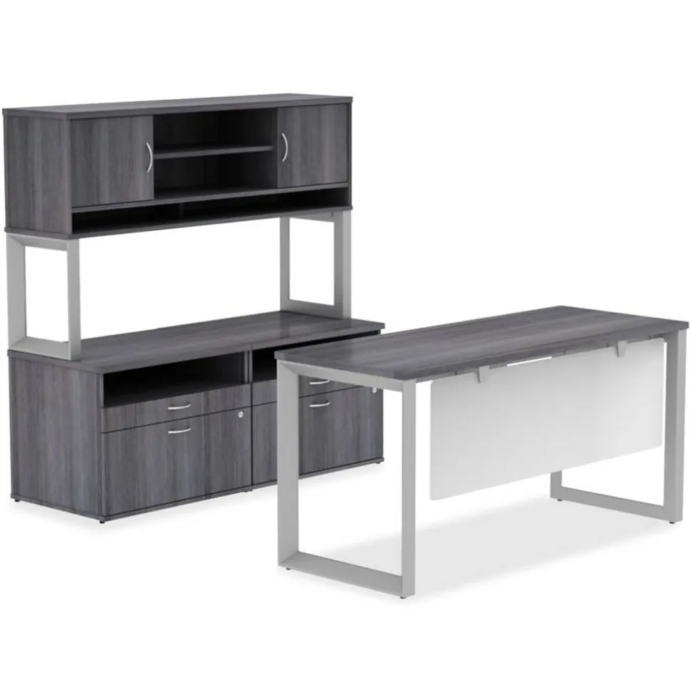 Lorell Relevance Series Modesty/Privacy Panel, Clear, For 59 7/8"W Desk