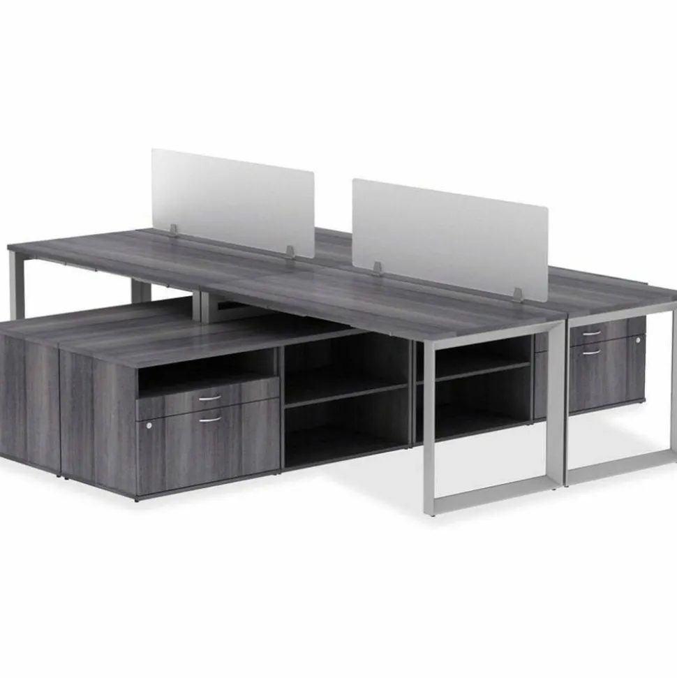 Lorell Relevance Series Storage Cabinet Credenza w/No Doors