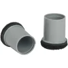 Lorell Replacement Chair Tips With Felt, 7/8," Gray, Set Of 16