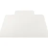 Lorell Rolled Hard Floor Chair Mat, 45" x 53", Wide Lip