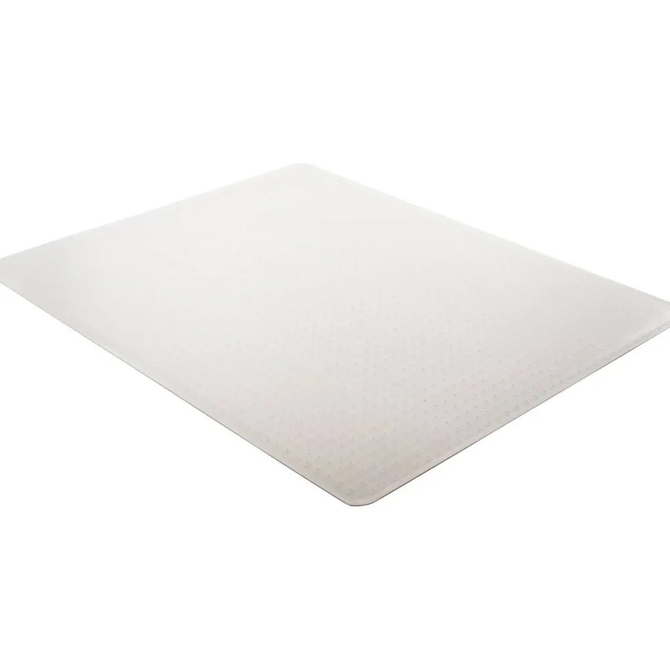 Lorell Rolled Low Pile Studded Chair Mat, 46" x 60"
