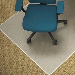 Lorell Rolled Low Pile Studded Chair Mat, 46