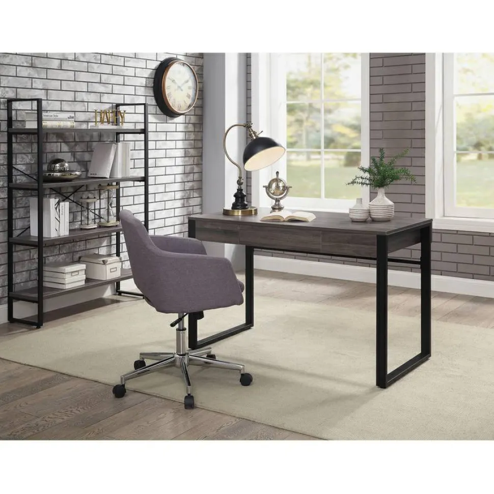 Lorell SOHO Desk with Center Drawer