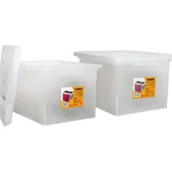 Lorell Stacking File Boxes