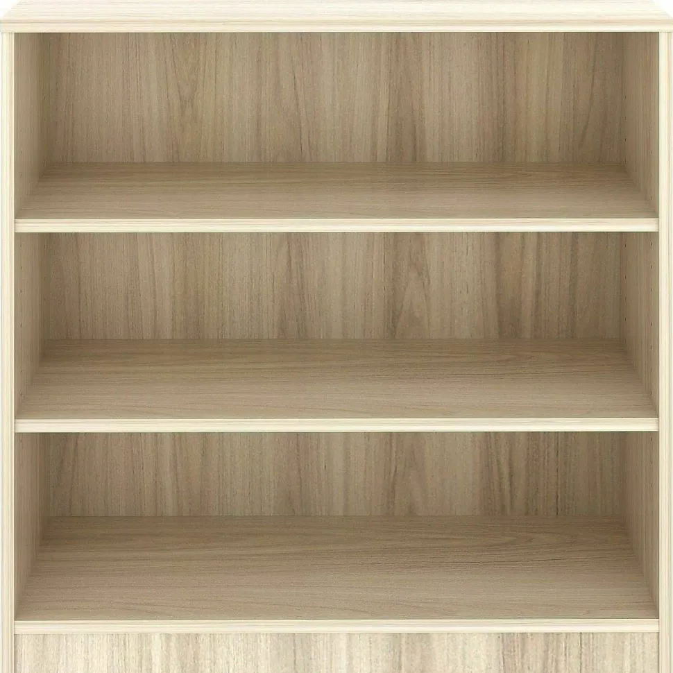Lorell Sturdy 3-Shelf Bookcase