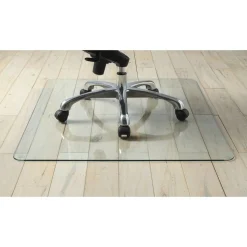 Lorell Tempered Glass Chair Mat, 44