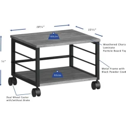 Lorell Underdesk Mobile Machine Stand