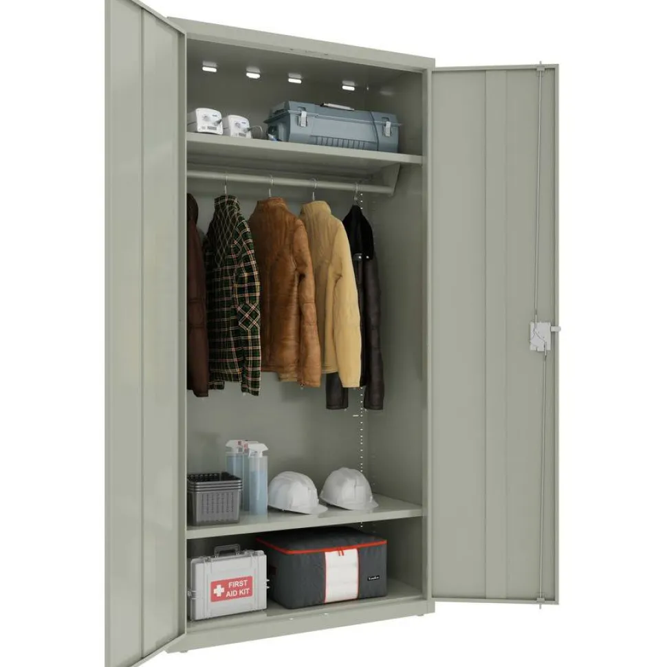 Lorell Wardrobe Storage Cabinet