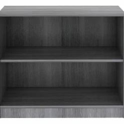 Lorell Weathered Charcoal Laminate Bookcase