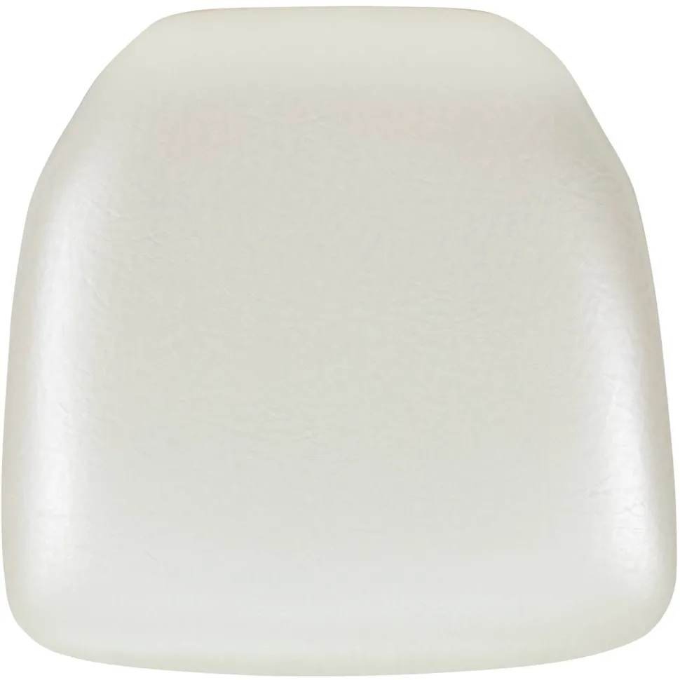 Louise Hard Ivory Vinyl Chiavari Chair Cushion