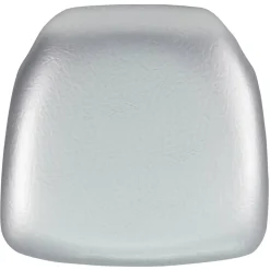 Louise Hard Silver Vinyl Chiavari Chair Cushion