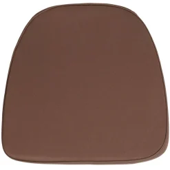 Louise Soft Brown Fabric Chiavari Chair Cushion