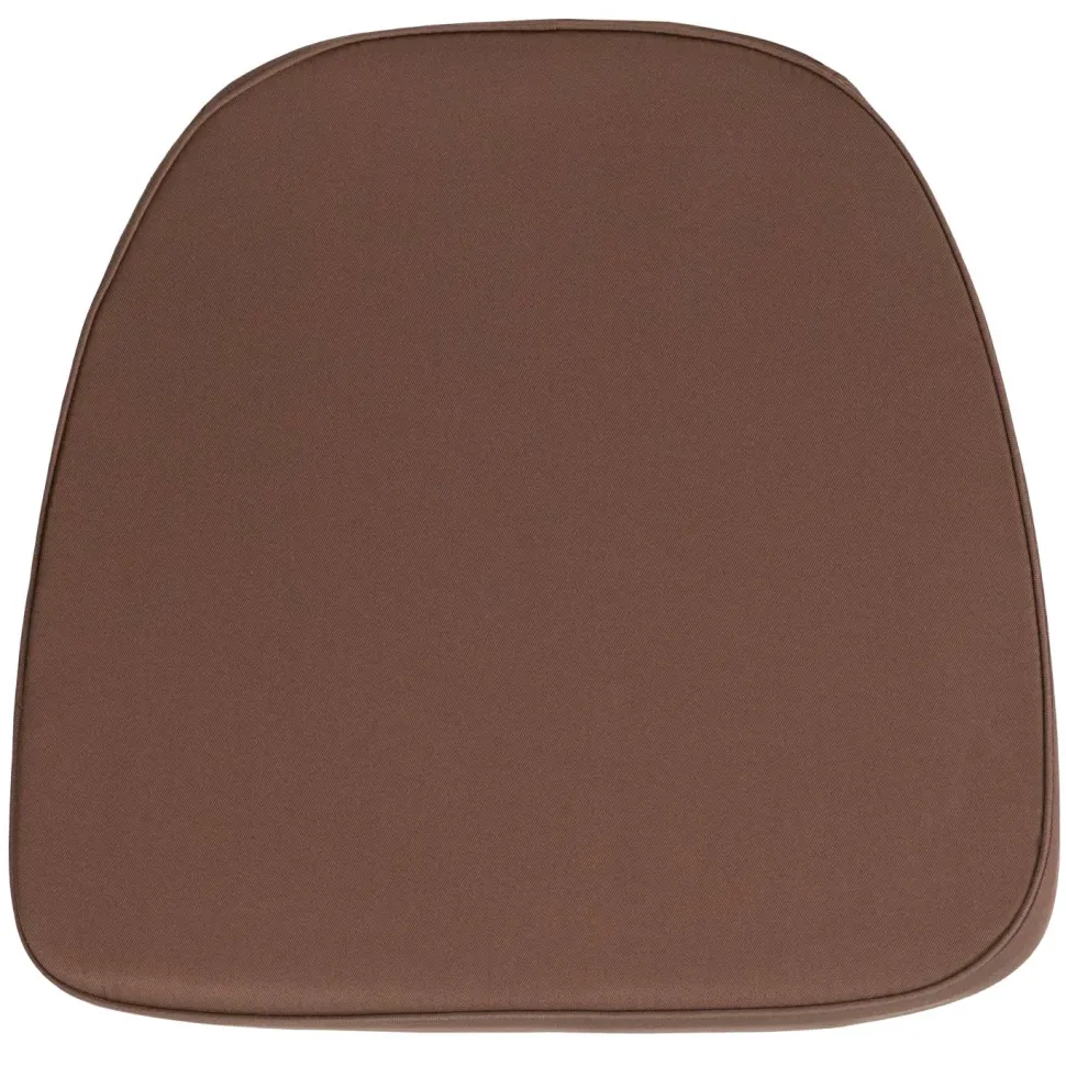 Louise Soft Brown Fabric Chiavari Chair Cushion