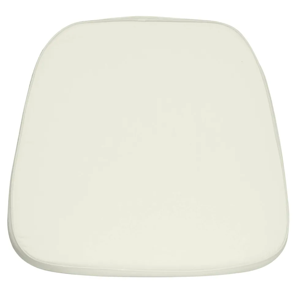 Louise Soft Ivory Fabric Chiavari Chair Cushion
