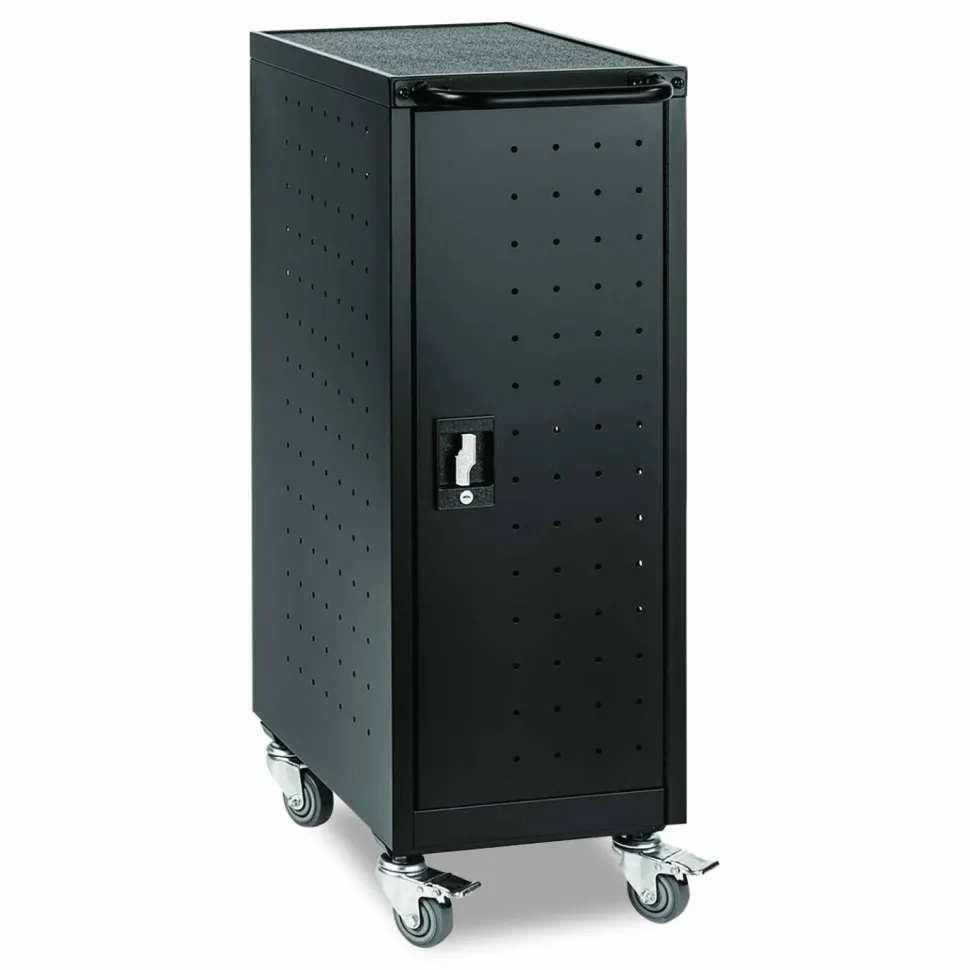 Luxor 12 Laptop/Chromebook Compact Charging Cart for 12 Devices, 14 x 21.15 x 39.62