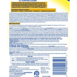 Lysol Advanced Deep Clean All-Purpose Cleaner, 32 Oz, Lemon Breeze, Case Of 12 Bottles