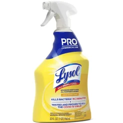 Lysol Advanced Deep Clean All-Purpose Cleaner, 32 Oz, Lemon Breeze, Case Of 12 Bottles