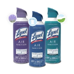 LYSOL Air Sanitizer Spray - White Linen 10 oz., Case of 6 bottles