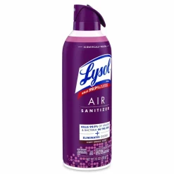 LYSOL Brand Air Sanitizer Spray, Light Breeze Scent, 10 oz Aerosol Spray, 6/Carton